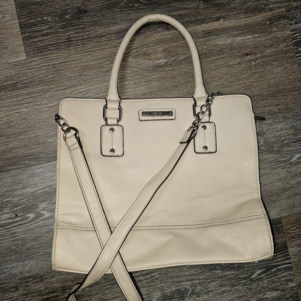NINE WEST~ Elegant Cream Handbag
